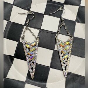 Paparazzi Iridescent Dangle Earrings NWOT